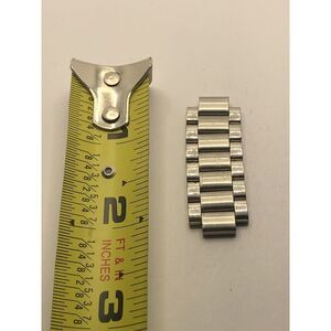 Michael Kors Watch Parts Partial Band Links No Clasp Silver Tone 16mm PJ402